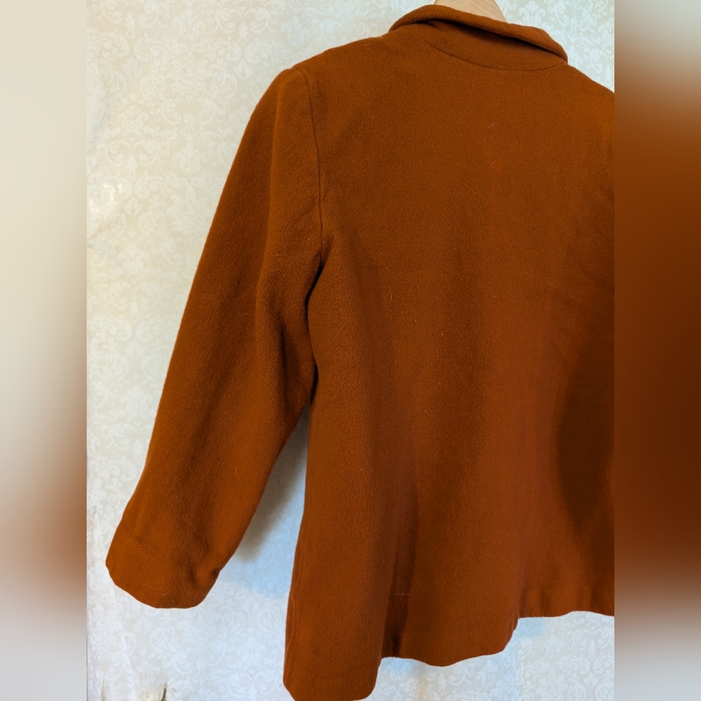 PENDLETON Wool Petite Rust Brown Jacket‎ - image 11